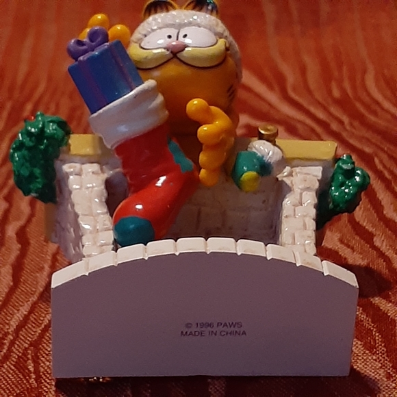 VINTAGE PAWS GARFIELD TRIM A TREE ORNAMENT CHIMNEY/STOCKING GIFTS NEW IN BOX - Picture 5 of 8